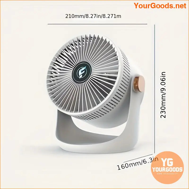 Smart Home DualPurpose Electric Fan Wall Desk - YourGoods Online Shop