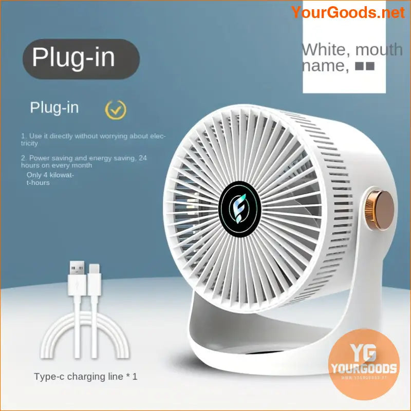 Smart Home DualPurpose Electric Fan Wall Desk - YourGoods Online Shop