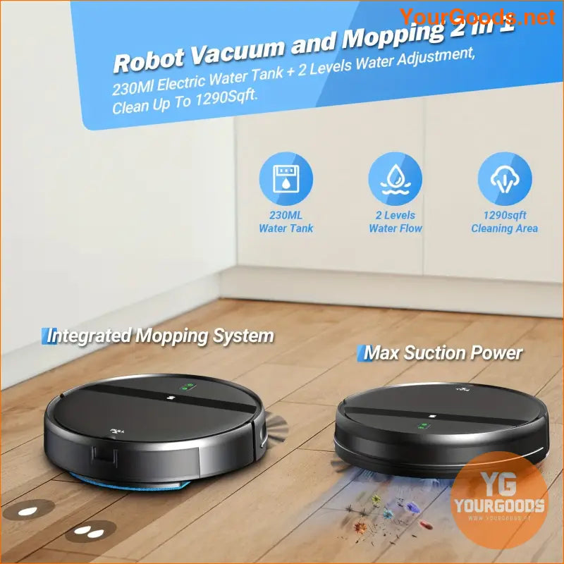 Smart Robot Vacuum G20 Self Charging Wet Cleaning - YourGoods Online Shop