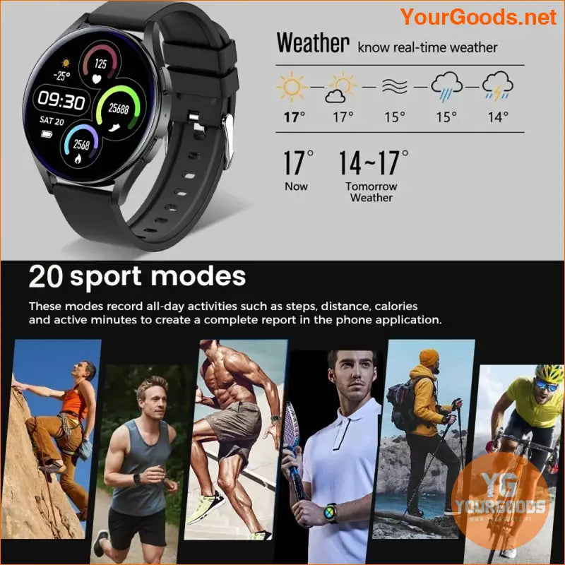 Smartwatch 6 HD Touch Health Monitoring Bluetooth Calls - YourGoods Online Shop