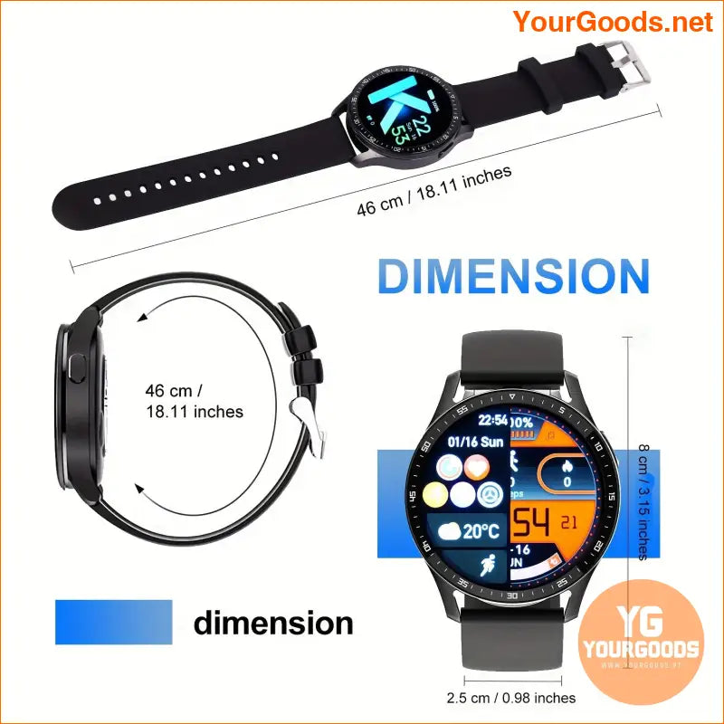 Smartwatch with Earbuds 139 IPS Long Standby - YourGoods Online Shop