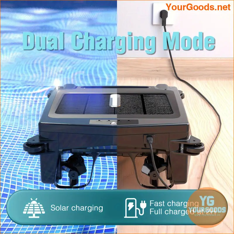 Solar Powered Robotic Pool Cleaner with 12Hour Battery - YourGoods Online Shop