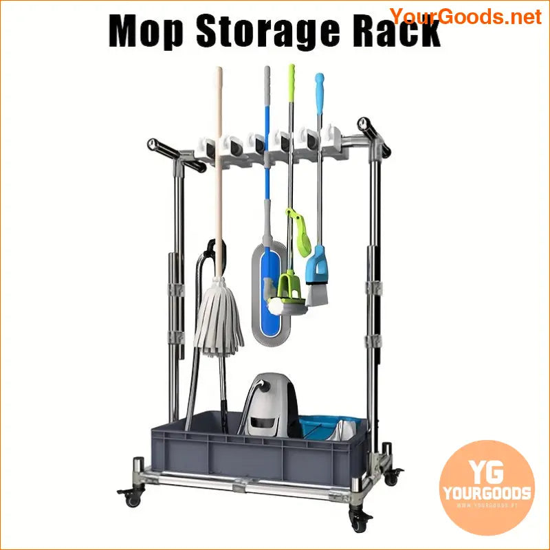 Space Saving Broom and Mop Storage Rack - YourGoods Online Shop