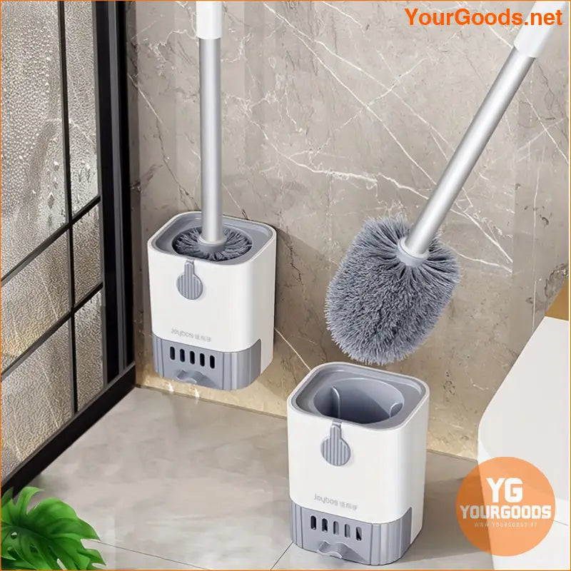 Space Saving Wall Mounted Toilet Brush Set - YourGoods Online Shop