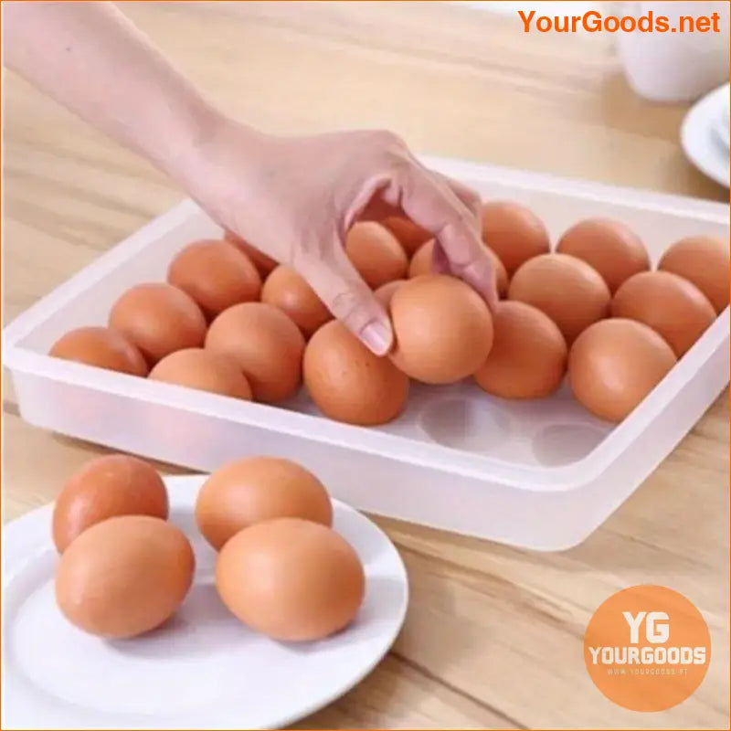 Stackable 24 Egg Crisper with Lid BPA Free Storage - YourGoods Online Shop