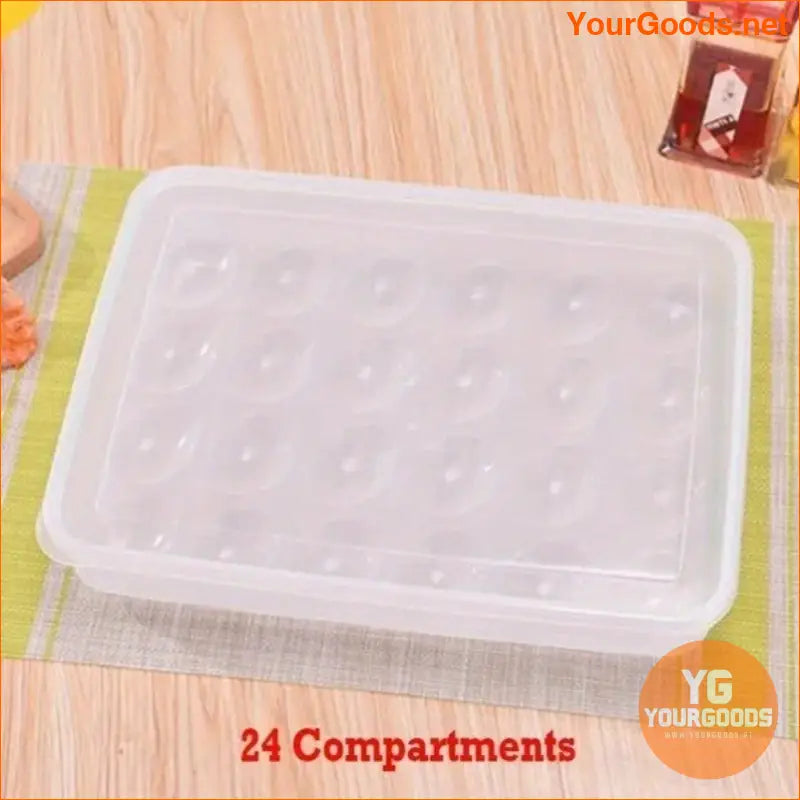 Stackable 24 Egg Crisper with Lid BPA Free Storage - YourGoods Online Shop