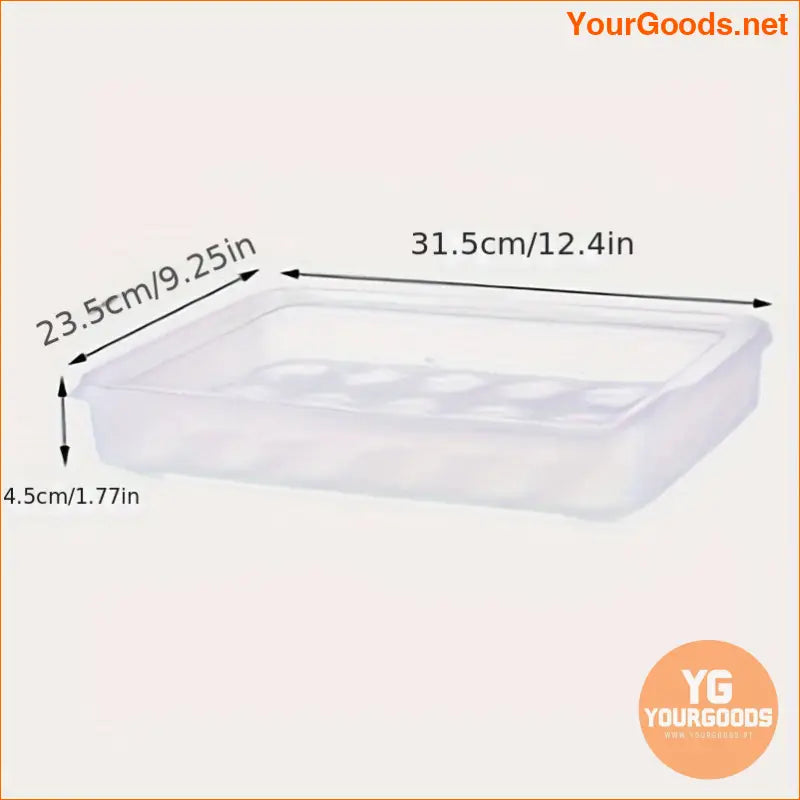 Stackable 24 Egg Crisper with Lid BPA Free Storage - YourGoods Online Shop