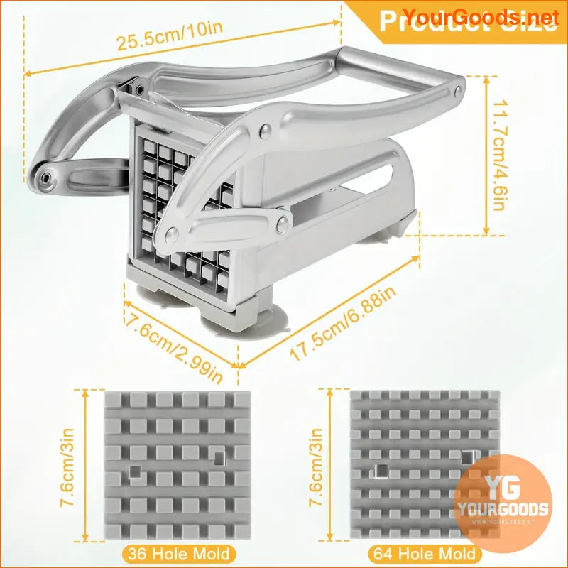 Stainless Steel French Fry Vegetable Cutter 3646 Blades - YourGoods Online Shop