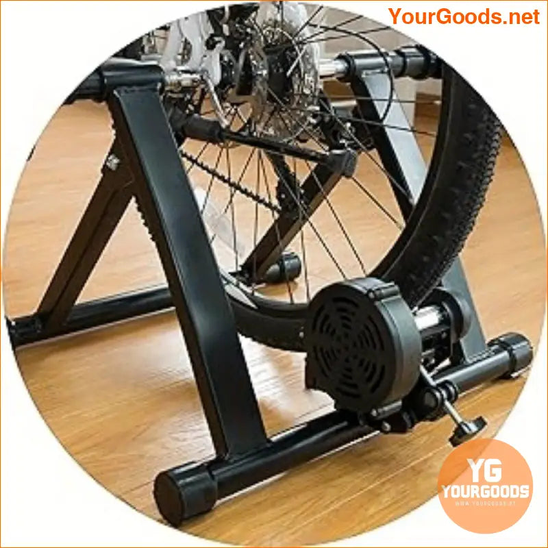 Steel Magnetic Bike Trainer Stand with Riser - YourGoods Online Shop