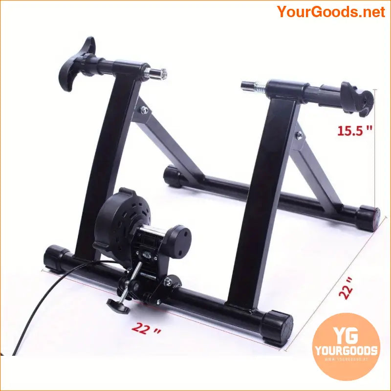 Steel Magnetic Bike Trainer Stand with Riser - YourGoods Online Shop