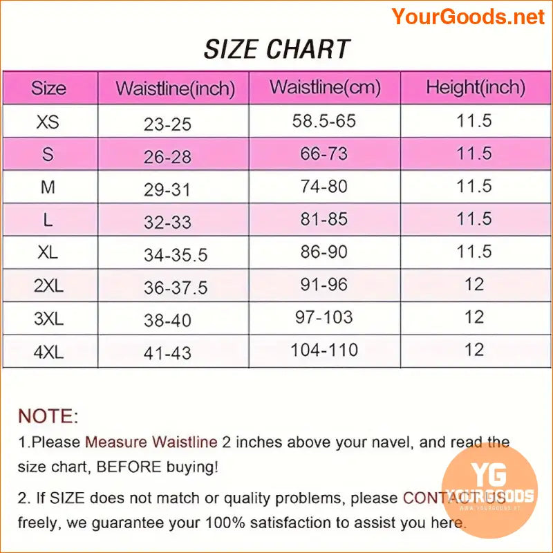 SteelBoned Latex Waist Trainer Slimming Corset Belt - YourGoods Online Shop