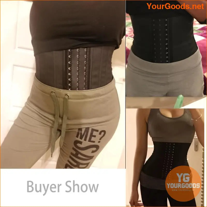 SteelBoned Latex Waist Trainer Slimming Corset Belt - YourGoods Online Shop