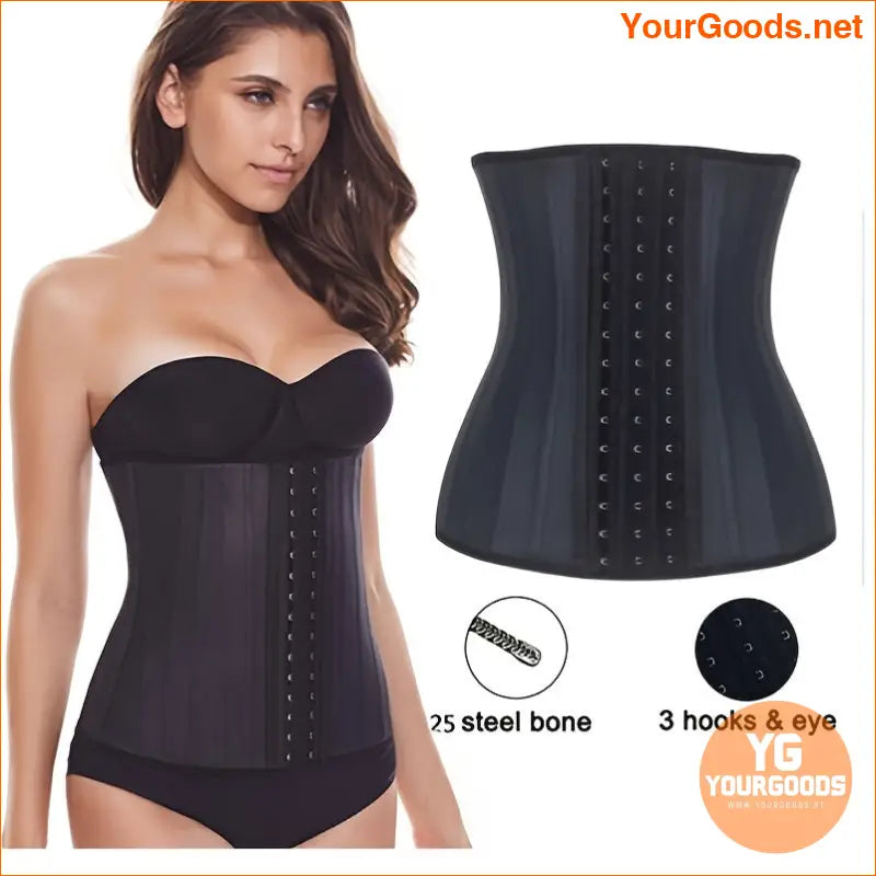 SteelBoned Latex Waist Trainer Slimming Corset Belt - YourGoods Online Shop