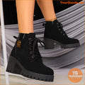 Stylish AllSeason Womens LaceUp Ankle Boots - YourGoods Online Shop