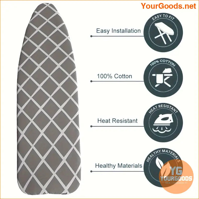 Stylish Pattern Ironing Board Cover for Efficient Wrinkle Removal - YourGoods Online Shop