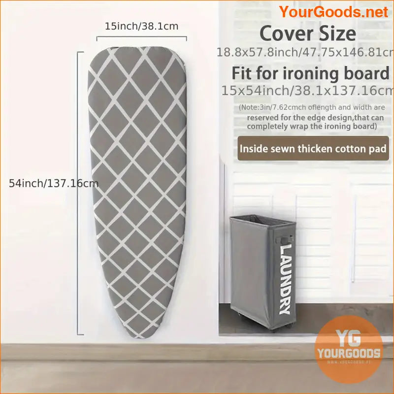 Stylish Pattern Ironing Board Cover for Efficient Wrinkle Removal - YourGoods Online Shop