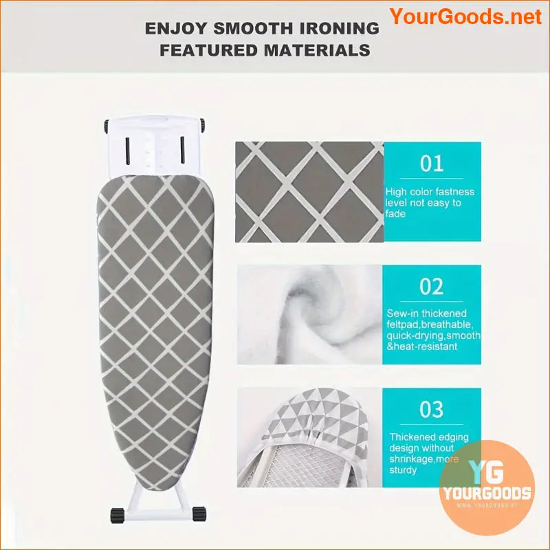 Stylish Pattern Ironing Board Cover for Efficient Wrinkle Removal - YourGoods Online Shop