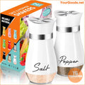 Stylish Refillable Glass Salt Pepper Shakers 4 Oz - YourGoods Online Shop