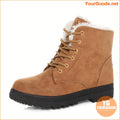 Stylish Womens Plush Lined Winter Ankle Boots - YourGoods Online Shop