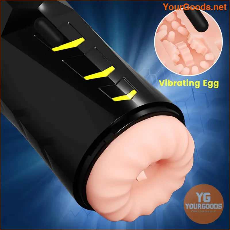 Telescopic Vibrating Male Masturbator Cup with Training Function - YourGoods Online Shop