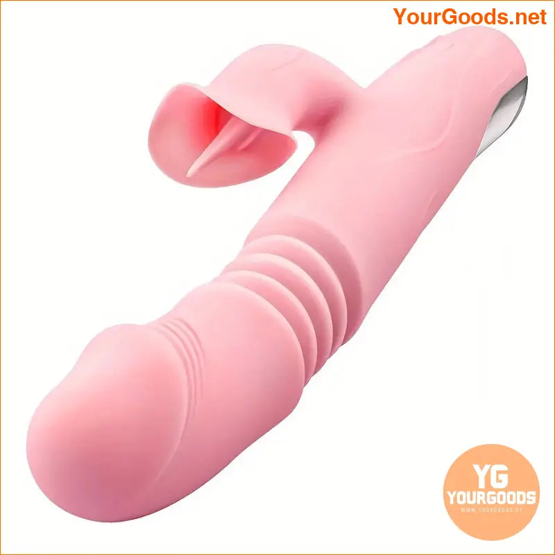 Thrusting Rabbit Vibrator with Clitoral Stimulator for Women - YourGoods Online Shop