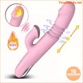 Thrusting Rabbit Vibrator with Clitoral Stimulator for Women - YourGoods Online Shop