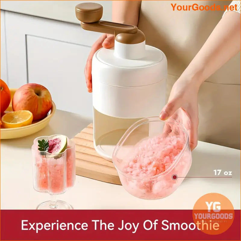 Traditional Hand Cranked Shaved Ice Maker - YourGoods Online Shop