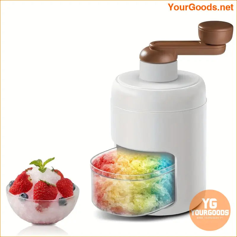 Traditional Hand Cranked Shaved Ice Maker - YourGoods Online Shop