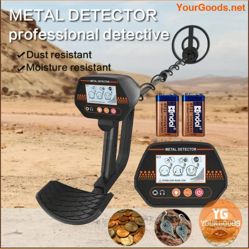 Treasure Hunter Pro High Sensitivity Metal Detector for Adults - YourGoods Online Shop