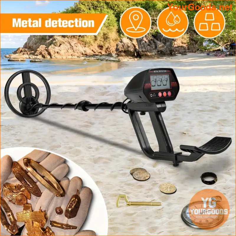 Treasure Hunter Pro High Sensitivity Metal Detector for Adults - YourGoods Online Shop