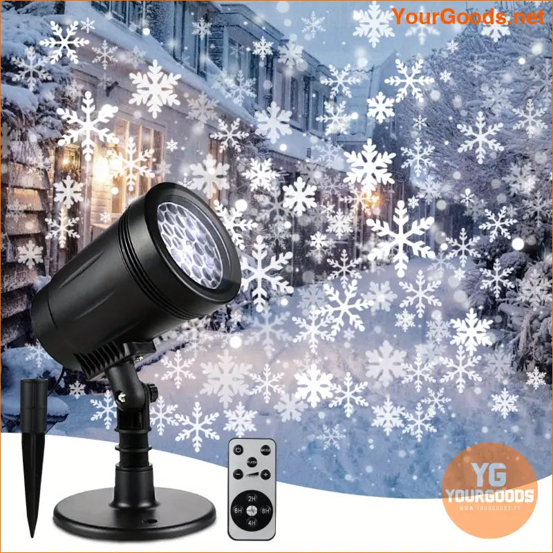 Twinkle Star Snow flake LED Christmas Projector Lights - YourGoods Online Shop