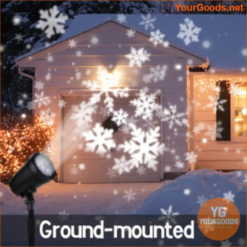 Twinkle Star Snow flake LED Christmas Projector Lights - YourGoods Online Shop