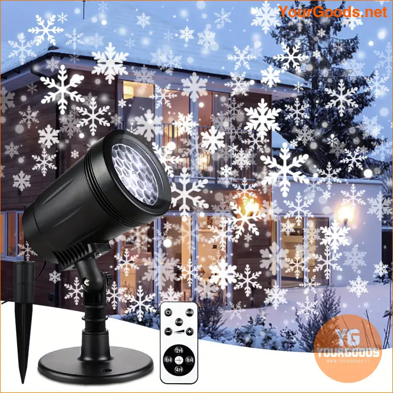 Twinkle Star Snow flake LED Christmas Projector Lights - YourGoods Online Shop