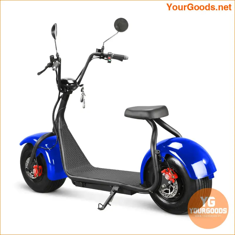 UK EU Stock Fat Tire Electric Scooter 1500W 2000W EEC Eco-friendly Big Wheel Citycoco X1 Folding Electric Motorcycle