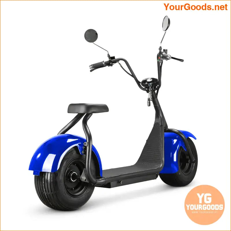 UK EU Stock Fat Tire Electric Scooter 1500W 2000W EEC Eco-friendly Big Wheel Citycoco X1 Folding Electric Motorcycle