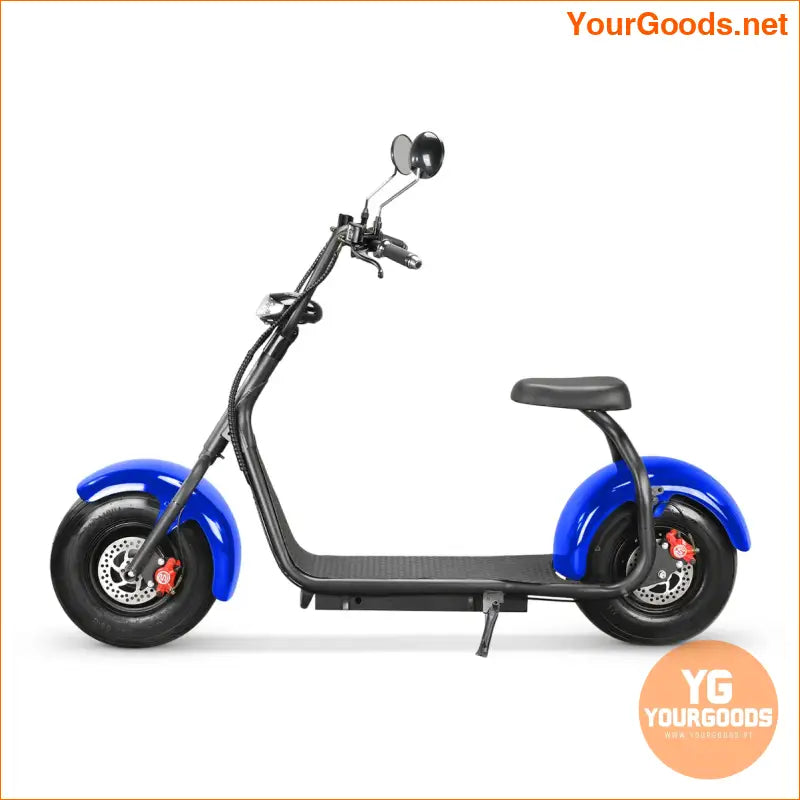 UK EU Stock Fat Tire Electric Scooter 1500W 2000W EEC Eco-friendly Big Wheel Citycoco X1 Folding Electric Motorcycle