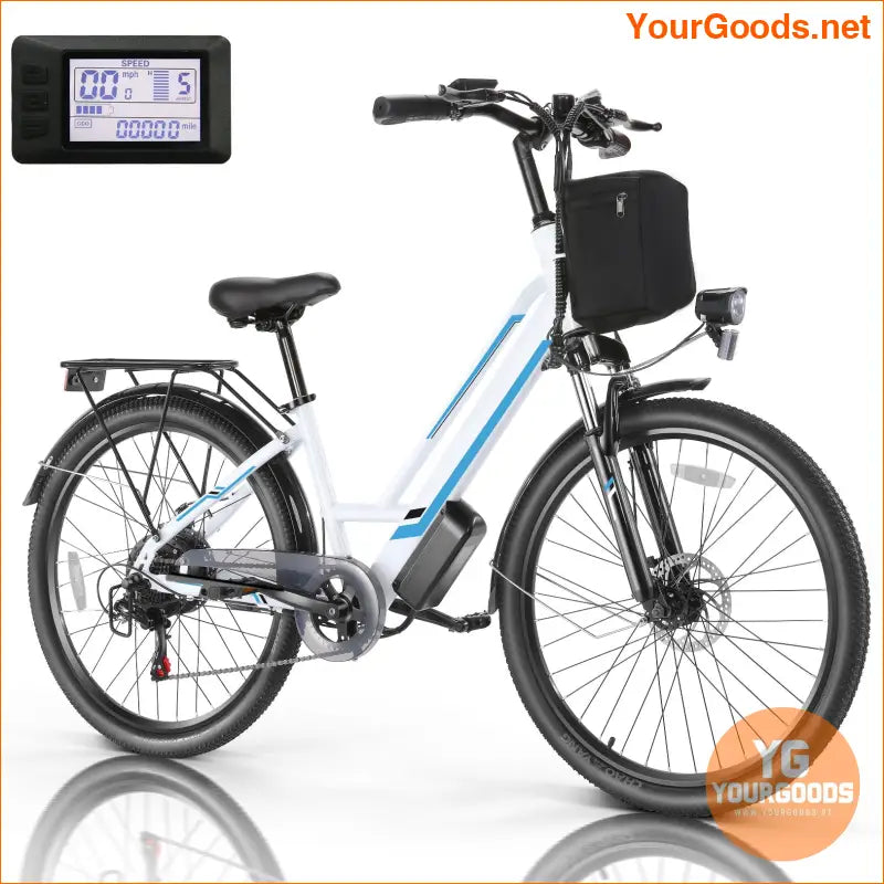 UL Certified 500W 26 Adult Step Through Electric Bike - YourGoods Online Shop