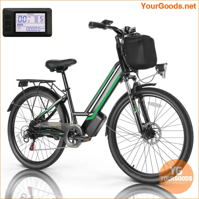 UL Certified 500W 26 Adult Step Through Electric Bike - YourGoods Online Shop