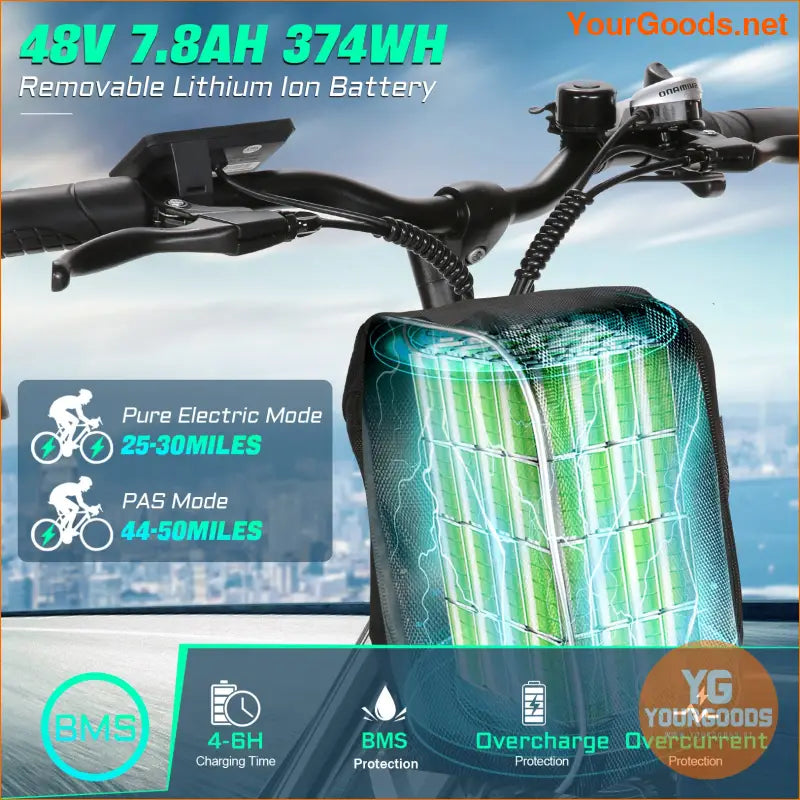 UL Certified 500W 26 Adult Step Through Electric Bike - YourGoods Online Shop