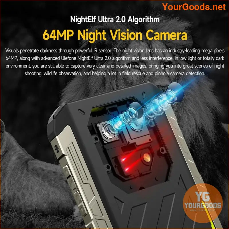 Ulefone Armor 22 Pro Rugged 256GB Night Vision Smartphone - YourGoods Online Shop