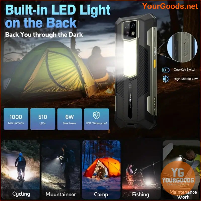 Ulefone Armor 24 Rugged Smartphone with 22000mAh Battery Night Vision - YourGoods Online Shop