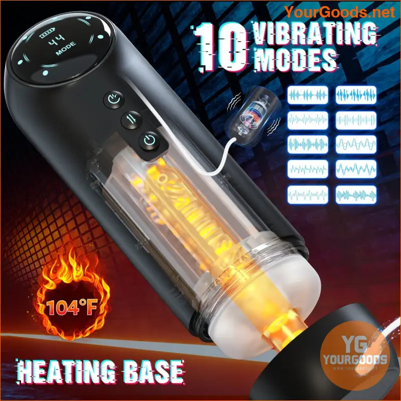 Ultimate 4in1 Thrusting Vibrating Male Masturbator - YourGoods Online Shop