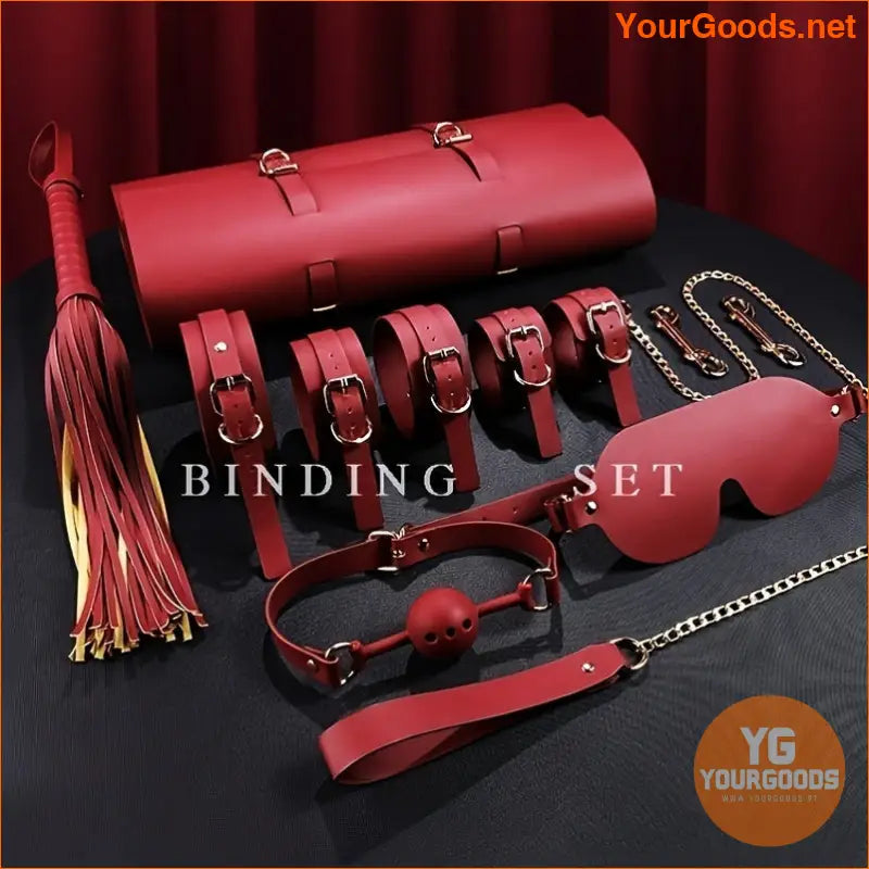 Ultimate BDSM Bondage Kit with Handcuffs Nipple Clamps - YourGoods Online Shop