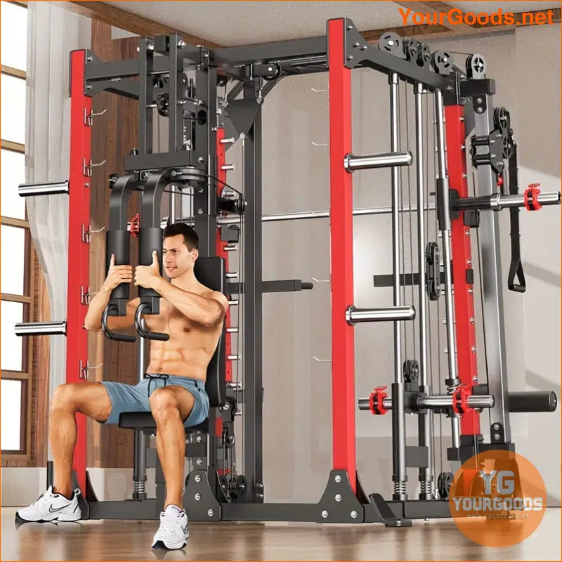 Ultimate Home Gym Power Cage with Cable System - YourGoods Online Shop