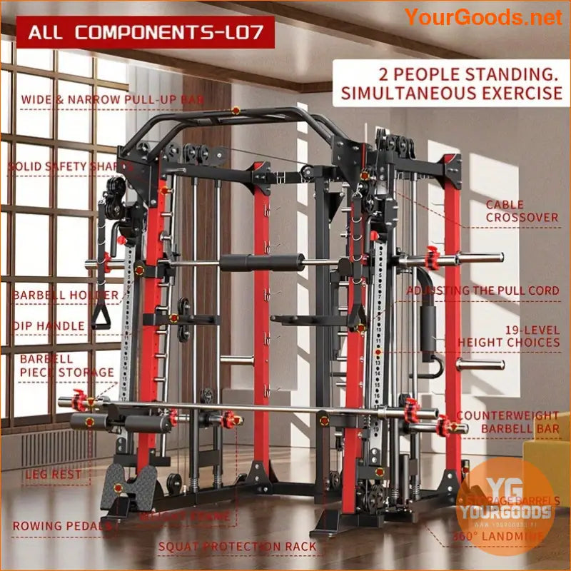 Ultimate Home Gym Power Cage with Cable System - YourGoods Online Shop