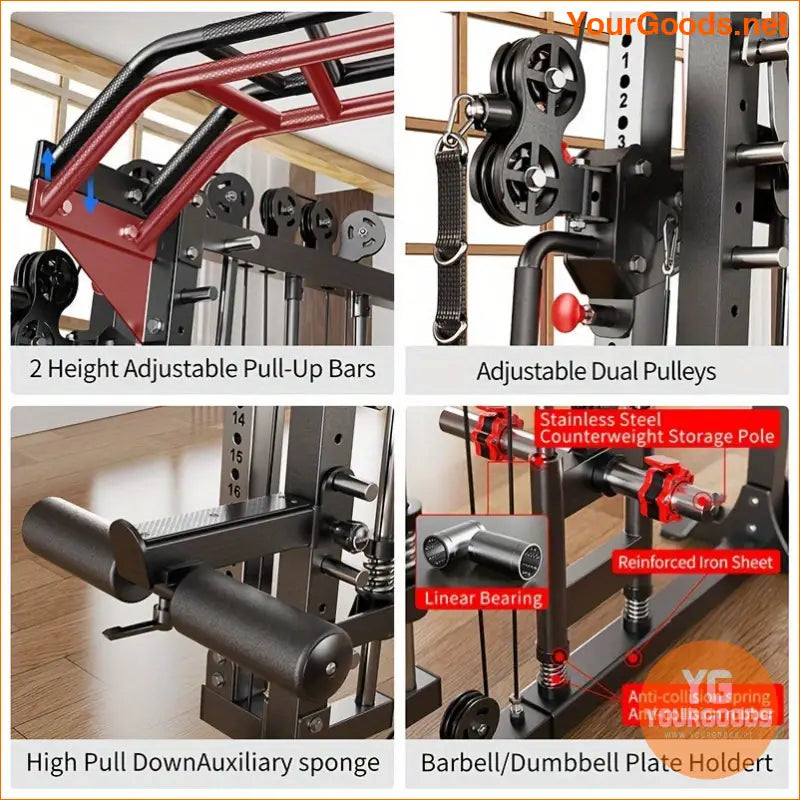 Ultimate Home Gym Power Cage with Cable System - YourGoods Online Shop