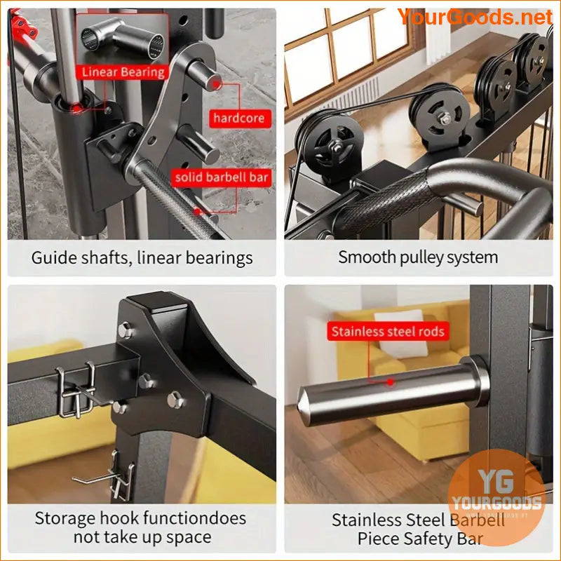 Ultimate Home Gym Power Cage with Cable System - YourGoods Online Shop