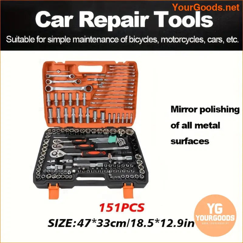 Ultimate Stainless Steel Car Motorcycle Repair Tool Kit - YourGoods Online Shop