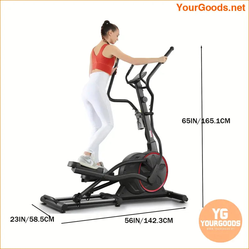 Ultra Silent 400LBS Elliptical Smooth LowImpact Home Fitness - YourGoods Online Shop