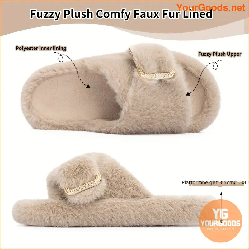 Ultra Soft Womens Cozy Memory Foam Slippers - YourGoods Online Shop